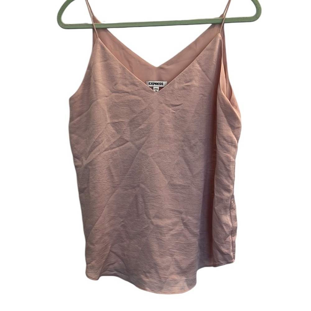 Express Lined Camisole Pink Blouse Size Medium Y2K, Fairy